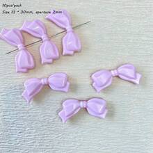 Solid Color AB Acrylic Small Fresh Bow, Loose Bead Bead Bead, Handmade DIY Mobile Phone Chain, Necklace Accessories - Multicolor - View 21