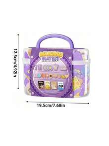 Early Education Realistic Children's Pretend Play Kitchen Utensils Toy Set With Storage Box, Kids Role Play Kitchen Party Gift Toy Set, Children's Day Gift For Boys And Girls, Birthday Gift, Christmas Gift - Multicolor - View 9