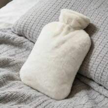 1/2pcs 500ml PVC Hot Water Bottle, Can Be Used As Warm Water Bag, Hand Warmer, Heating Pad, Explosion-Proof Design, With Cute Plush Cover - A - View 4