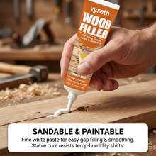 Wood Filler, Can Fill Gaps, Sandable And Paintable, Weather-Resistant, Suitable For Various Types Of Wood, Glue Repair - Wood Filler - View 6