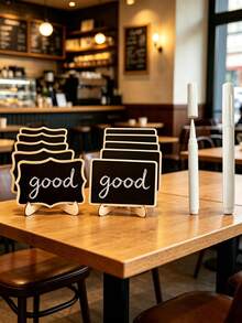 120pcs/300pcs/Roll (Optional With Pen)Chalkboard Glass Jar Label Stickers, Reusable Black Waterproof Label Stickers, Wavy Shape Labels For Kitchen & Pantry Organization, Great For Containers, Jars, Spices And Food Storage ﻿ - Multicolor - View 10