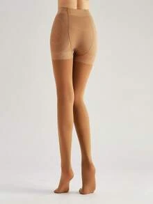 Celana Ketat Wanita Modis Pengontrol Perut dan Pengangkat Bokong, Tebal Sedang, Celana Ketat, Legging - MultiWarna - View 4