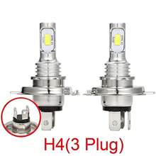 Heyword 2 Sets H4 9003 H7 LED Fog Light Bulbs, H4 LED Headlights, Suitable For Cars And Motorcycles, HS1 White, 12V - 2pcs - View 9