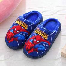FIFA Spider-Man Marvel Cartoon Home Slippers, Winter Cartoon Non-Slip Warm Indoor Slippers - Unisex Slippers - View 11