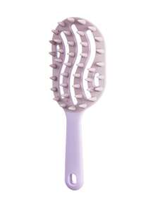 1/2Pcs Long Handle Scalp Care Massage Comb,Hollow Coarse Tooth Design,Wet And Dry Use, Suitable For Nail Art And Applying Care Products(Random Color) - Multicolor - View 13