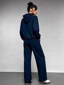 Women Two-Piece Outfits - Royal Blue - View 3