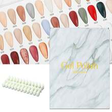 320 Nail Book,With 480 False Tips,Professional Nail Color Swatches Book For UV Gel Polish Nails Art Design - View 7