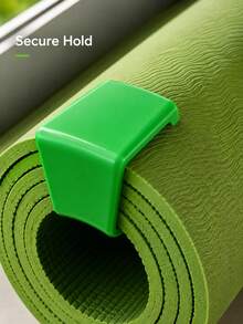 Yoga Mat Storage Clip, Portable Silicone Yoga Mat Fixing Clip, Non-Slip Rolled Mat Clip, Lightweight And Practical Yoga Accessory, Keeps Exercise Mat Tightly Rolled, Suitable For Gym, Home Workout, Fitness Studio And Travel - Multicolor - View 3