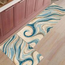 Minimalist Striped Print Long Runner Rug, Indoor Home Decor, Kitchen Runner, Entryway Doormat, Hallway Entrance Decor, Bedroom Bedside Rug, Living Room Rug, Laundry Room Mat, Bathroom Bath Mat, Suitable For Apartment, Dorm And Home Daily Decor - Multicolor - View 7