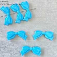 Solid Color AB Acrylic Small Fresh Bow, Loose Bead Bead Bead, Handmade DIY Mobile Phone Chain, Necklace Accessories - Multicolor - View 32