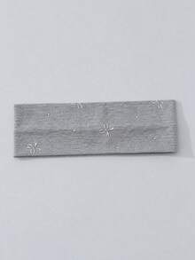 1-4件組時尚女款蝴蝶結印花軟性防滑髮箍，彈性瑜伽運動髮飾，適合日常穿搭與多種場合 - 彩色 - 查看 11