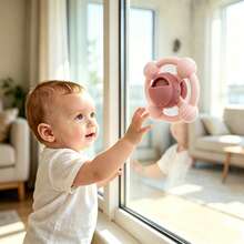 Infant Planet Pattern Rotating Top Toy, Develops Baby's Fine Motor Skills, Color-Blocked Design Baby Loves, Soft Material Easy To Clean, With Shower Leakage Function, Essential Multi-Functional Toy For Baby Travel, Meets Baby's Needs In Various Scenarios, First Choice Newborn Gift - Multicolor - View 6