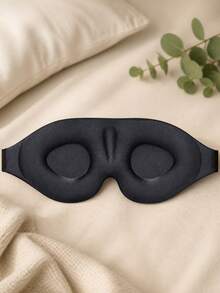 超柔軟 3D 遮光睡眠眼罩，男女通用，適合學生、長途飛行、深層睡眠、商務旅行、度假、遊艇旅行、返校必備休息配件 - 3D - 查看 25