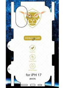 1pc High Definition Back Protective Film For Apple 17 Series, Apple 17 Pro / 17 Pro Max / 17 / Apple Air High Definition TPU Back Film, Full Edge Frame Back Film Full Coverage, Hydrogel Back Cover Protective Film, Ultra-Thin Anti-Drop Soft Sticker - Clear - View 9