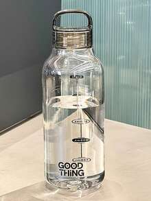 Japanese-Style Minimalist Transparent Polycarbonate Water Bottle, Leak-Proof, High-Temperature Resistant, Portable Tumbler For School, Home, Office, Outdoor, Convenient Carry, Durable And Stylish For Everyday Use - Multicolor - View 15