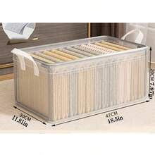 1pc Transparent Handbag Storage Box, Space-Saving Closet Organizer, Portable Dust-Proof Bag Storage Box, Can Store Handbags, Backpacks, Wallets, Dresses, Women's Clothing And Accessories, Multi-Purpose Suitable For Snacks, Kitchen, Bathroom, Dorm And Travel Use - Multicolor - View 9