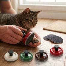 4pcs, Pet Nail Grinder + 3pcs Replaceable Sandpaper, Upgraded Silent Design, Comfortable Claw Care Tool, Dedicated For Cat And Dog Grooming, Easy Nail Trimming Without Skin Damage, Practical And Portable Pet Care Essential - View 1