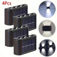 Solar Outdoor Wall Decor Light, LED Ambient Wall Wash Light, Suitable For Garden Walls, Fences And Seasonal Holiday Decoration - Wall Washer Light - View 5