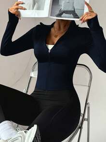 Women Plus Size Sports Shaper - Light Grey - View 1