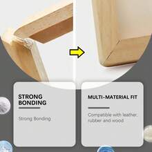 Contact Adhesive, Flexible Bonding, Waterproof, Heat Resistant, Woodworking, Leather, Furniture Repair, Designed For Fast Initial Adhesion, Short Curing Time, Suitable For Leather, Rubber And Wood. Gift For Family And Friends, Back To School Gift, Christmas Gift - A - View 10