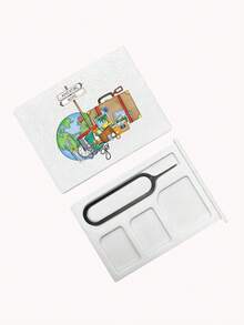 SIM Card Holder, Portable Mobile Phone SIM Card Ejector Tool, Multi-Functional TF Memory Card Protector And Organizer, Suitable For Business Trips And Travel, Compact And Anti-Loss Card Storage, Ideal For Students And Travelers. - Multicolor - View 9