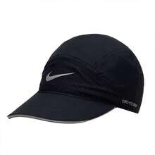 Topi Baseball Nike Nyaman dan Bernapas, Lembut, dengan Desain Patchwork, Serbaguna, Unisex, Hitam - Hitam - View 3