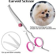Professional Pet Grooming Scissors, Pet Grooming Tool Set, Pet Hair Trimming Tools, Suitable For Cats And Dogs. - A - View 5