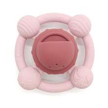 Infant Planet Pattern Rotating Top Toy, Develops Baby's Fine Motor Skills, Color-Blocked Design Baby Loves, Soft Material Easy To Clean, With Shower Leakage Function, Essential Multi-Functional Toy For Baby Travel, Meets Baby's Needs In Various Scenarios, First Choice Newborn Gift - Multicolor - View 10