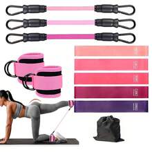 1/2pcs Ankle Strap Resistance Band With D-Ring, Adjustable Elastic Ankle Cuff For Home, Gym And Leg Training - Multicolor - View 6