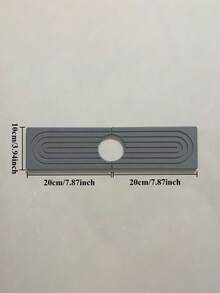 Alas Tetesan Keran Silikon, Baki Tetesan Pegangan Keran Lembut, Alas Silikon Belakang Keran, Pelindung Percikan untuk Wastafel Kamar Mandi, Wastafel Dapur dan Rak Piring, Aksesoris Kamar Mandi, Perlengkapan Dapur Rumah, Perlengkapan Dapur Rumah, Perlengkapan Kembali ke Sekolah - MultiWarna - View 4