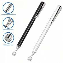 2pcs Magnetic Pickup Tool, Adjustable Magnetic Telescoping Stick Length (4.92 To 25.59 Inches), Magnetic Capacity Up To 1.5 Lbs, Suitable For Collecting Small Metal Parts - Multicolor - View 2