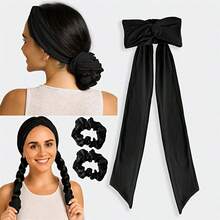 3pcs/Set 2-In-1 Wearable Heatless Curling Headband, DIY Wavy Curls And Yoga Hairband - Multicolor - View 1