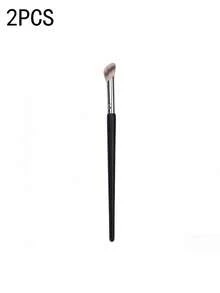 1PC Soft Fluffy Finger-Shaped Concealer Brush, Suitable For All Light Beige Skin Tones - Low-Allergy Oval Makeup Tool With Polyester Fiber Bristles, Precise Coverage And Eye Bag Correction Without Pomegranate Seeds, Ergonomic Beauty Tool, Long Handle Makeup Brush Soft Bristle Blush Brush Foundation Brush Concealer Blending Makeup Tool - Multicolor - View 8