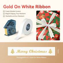 NIIMBOT B18/N1 Pita Gulung dan Pita Karbon Tahan Air dan Minyak untuk Label Transfer Termal, Cocok untuk Hadiah Natal, DIY, Pesta Pernikahan Bertema Bunga - View 11