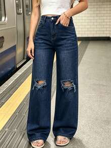 Women Jeans - Blue - View 3