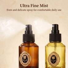 2oz/60ml Spray Refill Bottle, Glass Material, Leak-Proof, Thick Bottom, Durable, Green, Brown - View 3