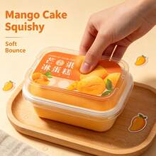Mainan Squishy Bentuk Es Krim Kotak dengan Daya Pantul Lambat, Mainan Penghilang Stres Berbentuk Makanan Penutup, Hadiah Unik dan Menyenangkan - MultiWarna - View 6