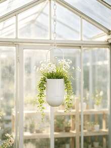 1pc Multi-Color Hanging Planter With Adjustable Chain, Hanging Flower Pot For Home Balcony Outdoor Garden Greenery Planting - Hanging Chair - View 10