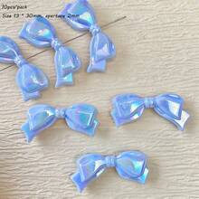 Solid Color AB Acrylic Small Fresh Bow, Loose Bead Bead Bead, Handmade DIY Mobile Phone Chain, Necklace Accessories - Multicolor - View 24