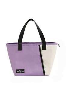 1pc Multi-Color Lunch Bag, Minimalist Handheld Lunch Box, 3-Layer Insulated Thermal Lunch Bag, Suitable For Office, Picnic, Outdoor Use - View 12