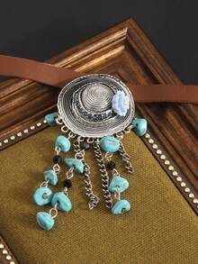 1 Set Casual Cowgirl Luxury Personalized Exaggerated Retro Hip-Hop Adjustable Necklace (Chain Color And Style Randomly Sent, Based On Actual Item) - Multicolor 2 - View 14