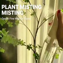 Continuous Fine Mist Spray Bottle High Pressure Refillable Water Sprayer Leak-Proof Transparent Plastic Spray Bottle Suitable For Plant Watering, Gardening, Alcohol Disinfection, Skincare & Makeup Liquid Dispensing, Home & Travel Use - Spray Bottle - View 4