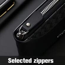 KING Crown Print Men's Zipper Wallet,Multi-Card Slot,Coin And ID Integrated Short Wallet,PracticalGiftforMen,Boyfriend For Birthday Or Valentine's Day - Multicolor - View 9