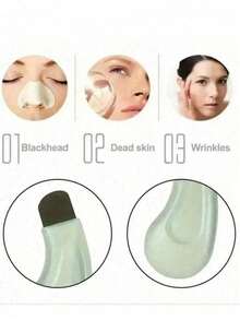 Manual Facial Blackhead Removal Scraper, Pore Cleaning Tool, Deep Pore Cleansing And Gentle Exfoliation, Creates Smooth And Refined Skin, Easy To Use Unisex Blackhead Removal Tool, Suitable For Daily Skincare - Multicolor - View 7