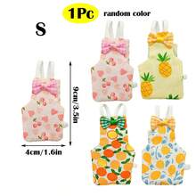 1pc Parrot Diaper Bird Poop Catcher Clothing Peony Cockatiel Breathable Flight Suit Available Sizes S/M/L Random Color Style - 1PC - View 14