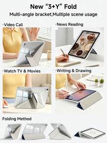 Blue Polka Dot Protective Case, Compatible With IPad Air 8(M4)2026(11 Inch), Air 4/5 10.9 Inch, 7/8/9 Gen 10.2 Inch, Built-In Pen Slot, Compatible With Samsung Tab S6 10.4 Inch, Compatible With Kindle 11th Gen(2022/2024), Kindle Clara 2E, Clara Colour, Clara BW (6 Inch) And Libra Colour (7 Inch), Cute Sweet Fashion Design, Suitable For Birthday And Holiday - Multicolor - View 7