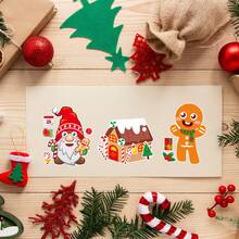 8/16/24pcs Christmas DIY Stickers - Design Your Own Snowman, Christmas Tree And Santa Claus Scenes, Interactive Puzzle Toy To Promote Brain Development, Children's Party Gift, Gift Wrapping, Classroom Activity, Christmas And Holiday Gift - Mixed Color - View 8