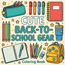 Back To School Brave Coloring Book, 20*20cm, 24 Pages, 2027 New Style. Fun Thick Line Back To School Superhero Patterns. Suitable As Gifts For Children During Back To School Season, Birthdays And Holidays, Enjoy Creative Coloring Fun. - Back to School 4 - View 10