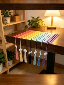 1pc Diamond Painting Positioning Ruler, Tassel Bookmark, Diamond Canvas Storage, Fixed Release Paper, Essential DIY Tools For Diamond Painting, Perfect Gift For Family And Friends On Holidays - Sets - View 4