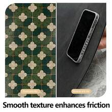 Green Faux Tile Printed Long Runner Rug, Indoor Home Decor, Kitchen Runner, Entryway Doormat, Hallway Entrance Decor, Bedroom Bedside Rug, Living Room Rug, Laundry Room Rug, Bathroom Mat, Suitable For Apartment, Dorm And Home Daily Decor - Multicolor - View 10